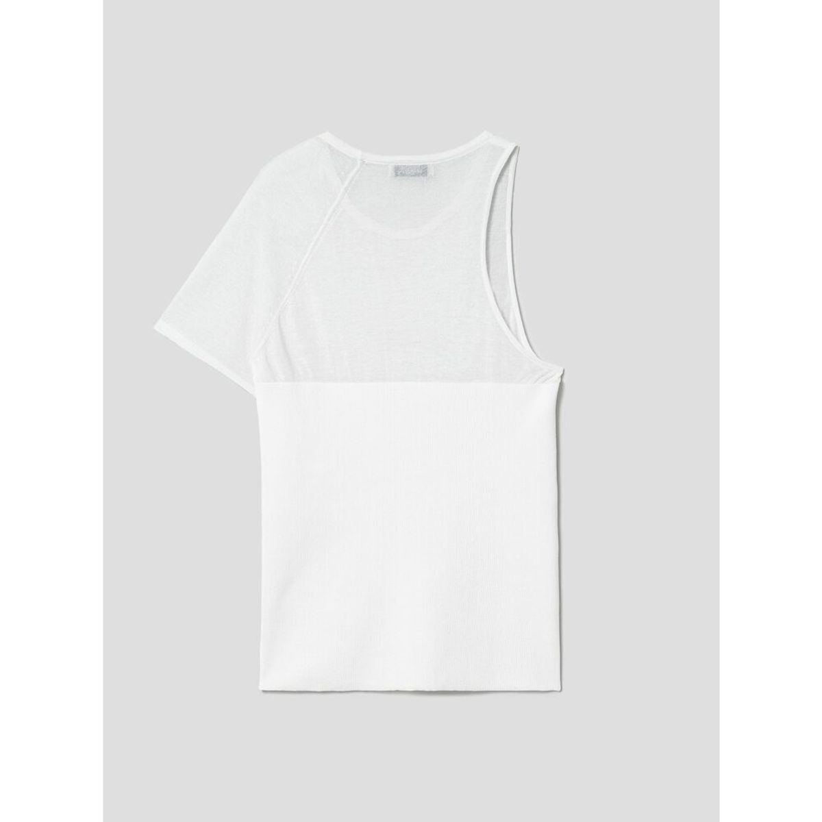 앙개(ANGGAE) Asymmetrical Tube Top  Ivory