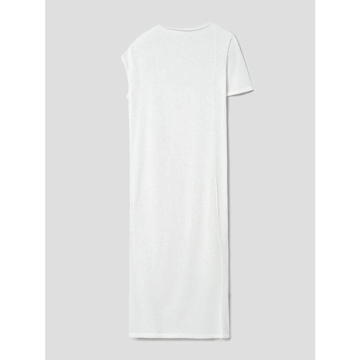 앙개(ANGGAE) Draped Asymmetrical Knit Dress  Ivory