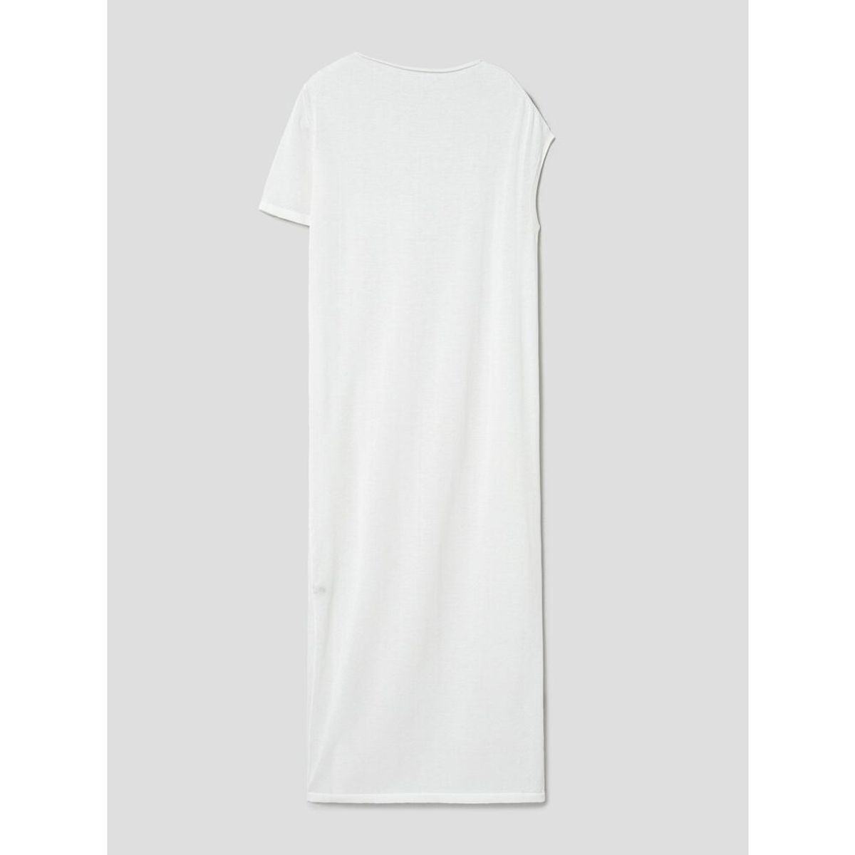 앙개(ANGGAE) Draped Asymmetrical Knit Dress  Ivory