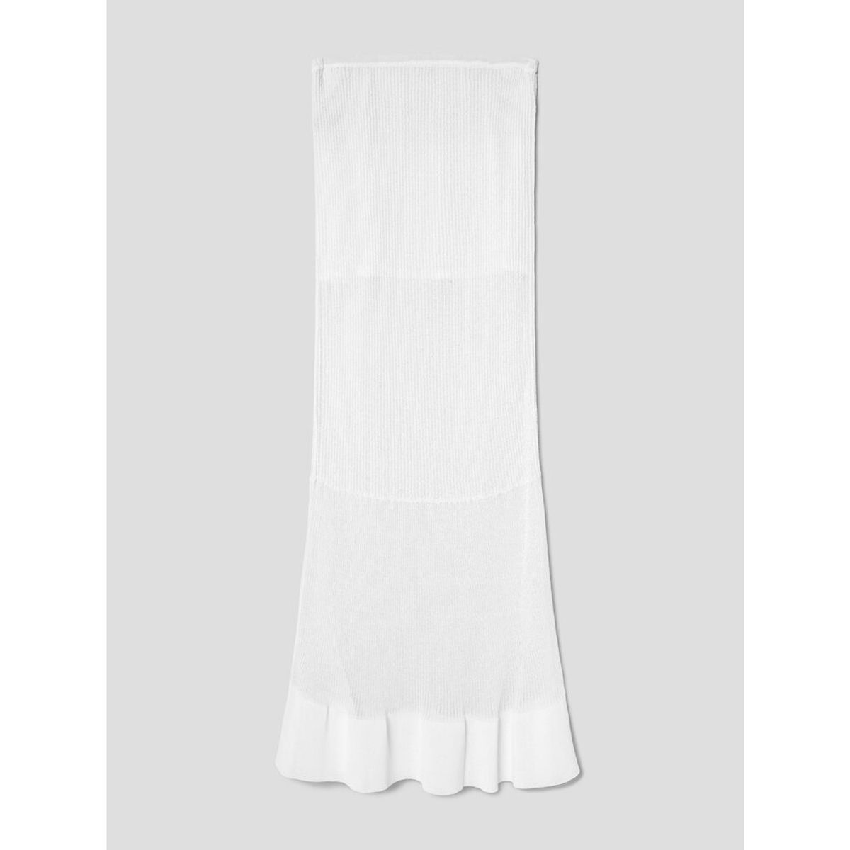 앙개(ANGGAE) Textured Gradation Skirt  White