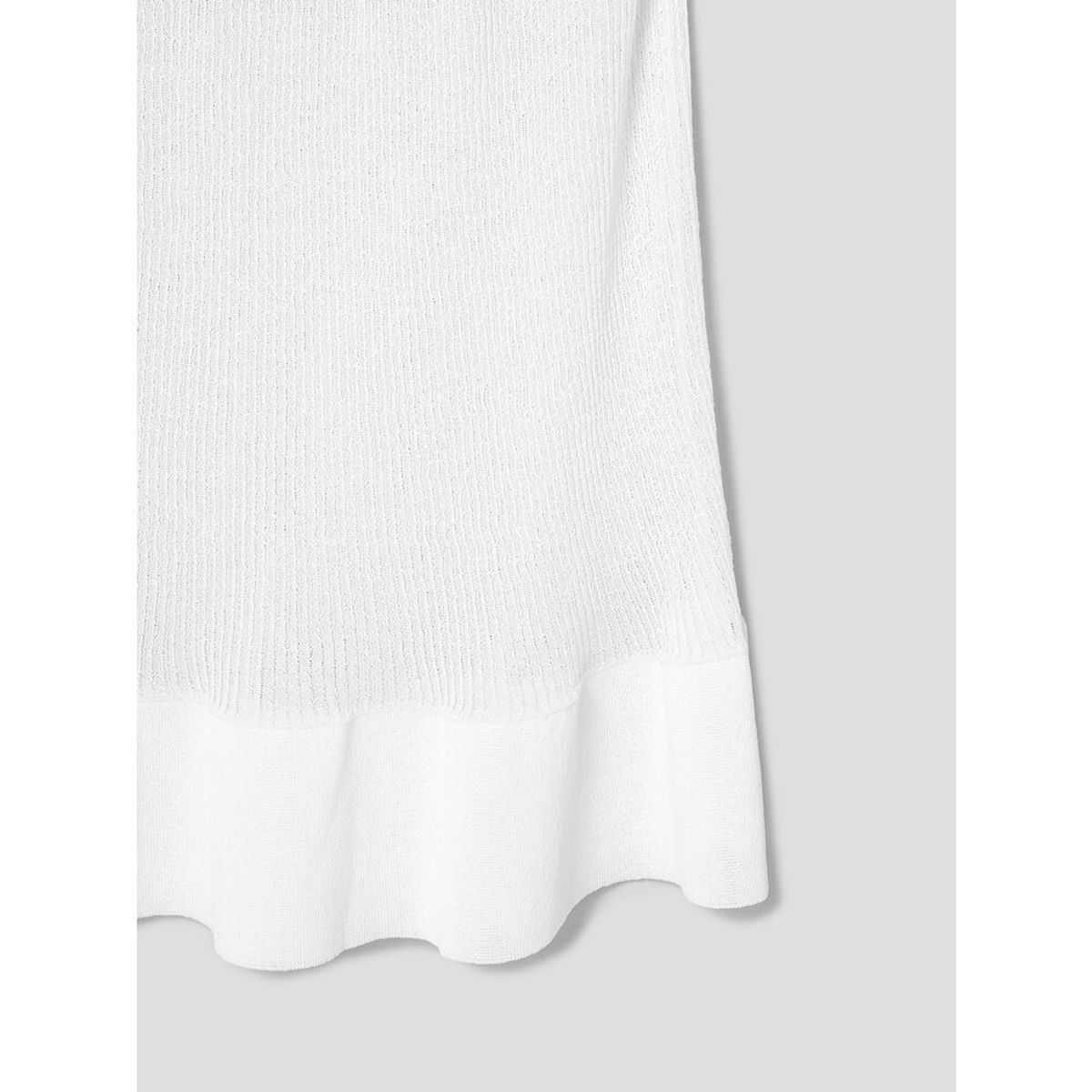 앙개(ANGGAE) Textured Gradation Skirt  White