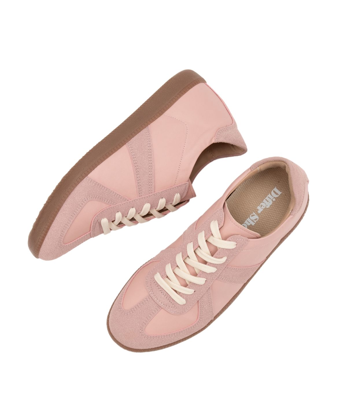 디퍼슈(DIFFERSHOE) 쿠바 스니커즈 7CM [핑크]