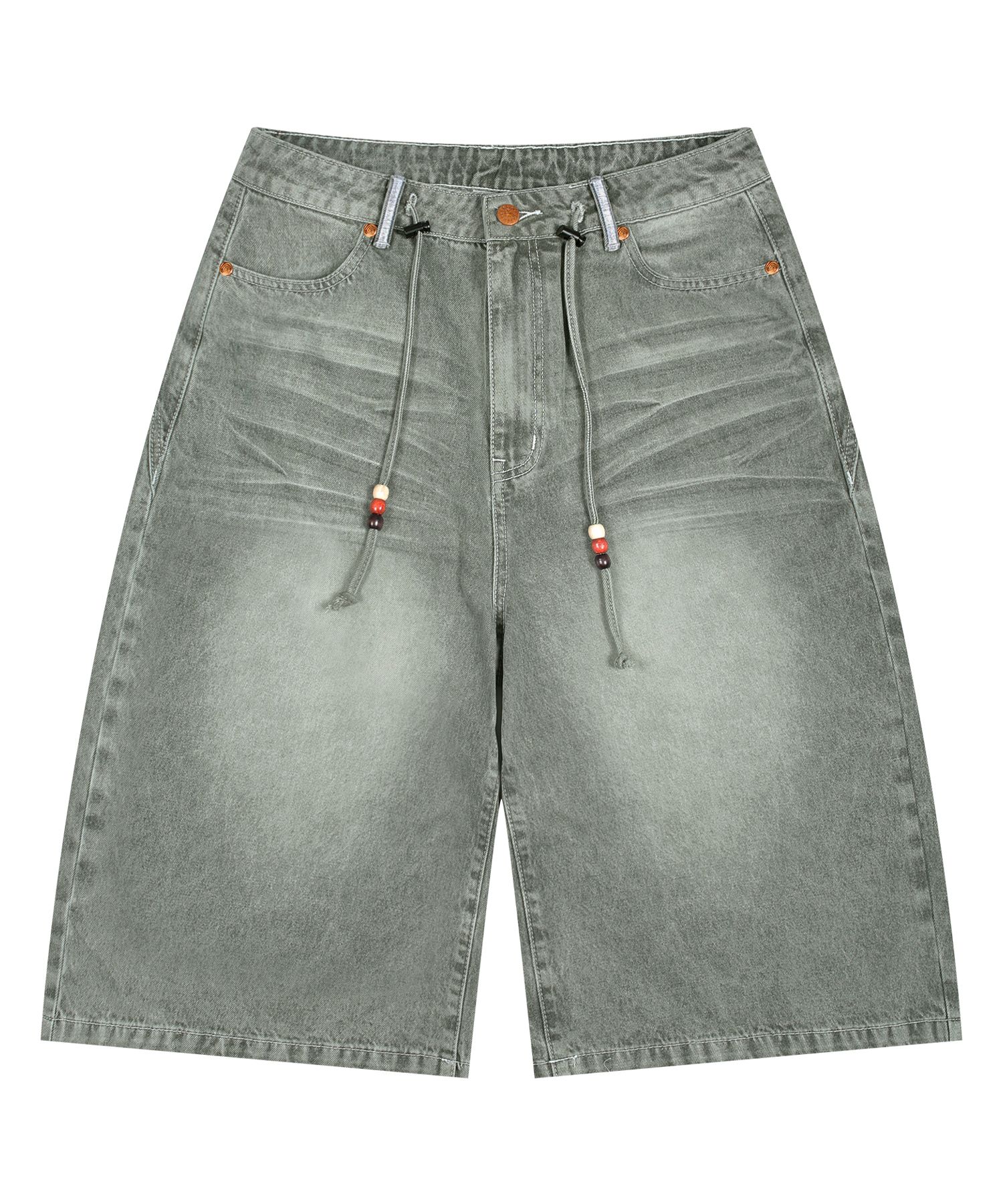 MUSINSA | XTONZ WOMAN WXP046 Ongdalsam Washing Bermuda Denim