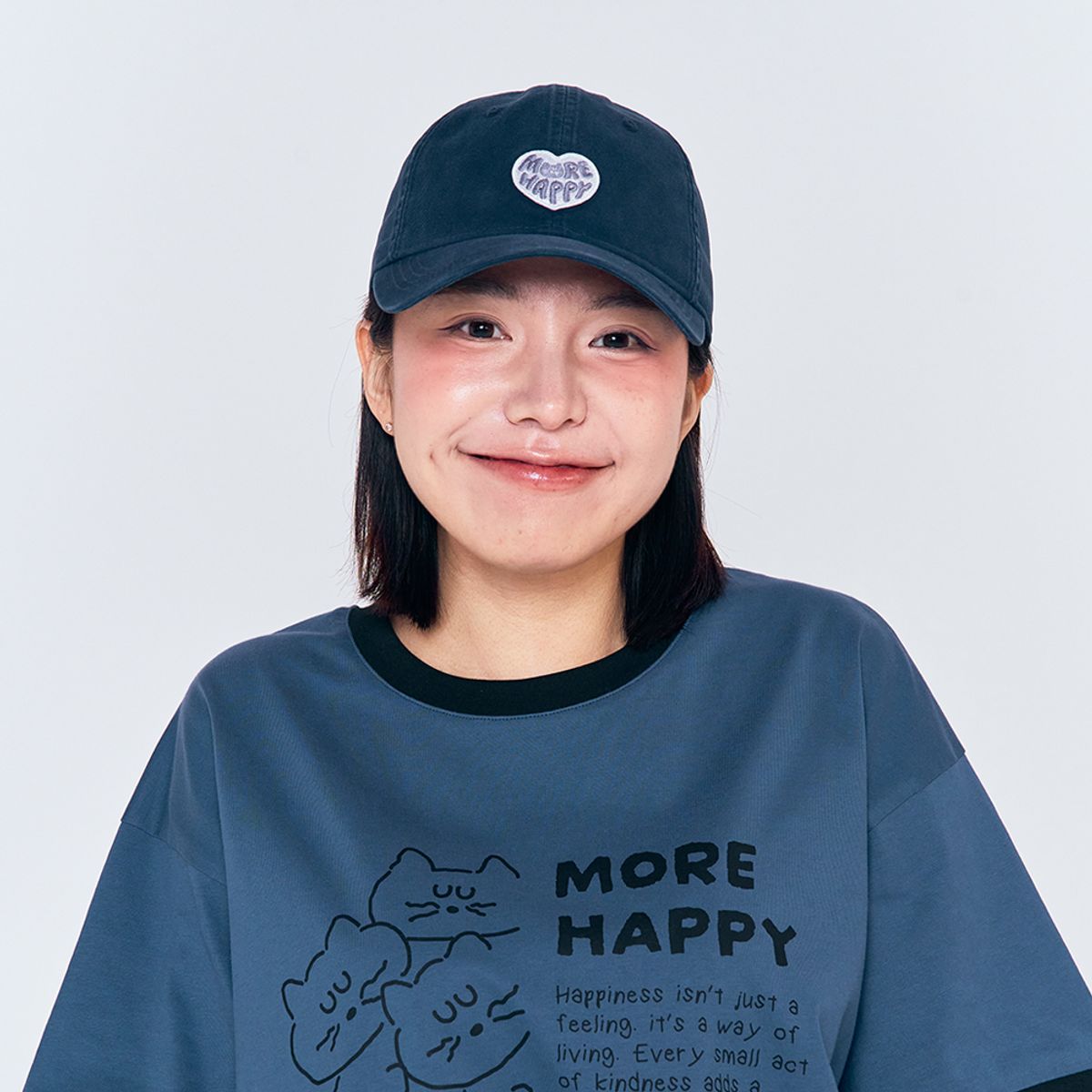 브런치브라더(BRUNCH BROTHER) Brunch Brother 볼캡 모어해피 네이비