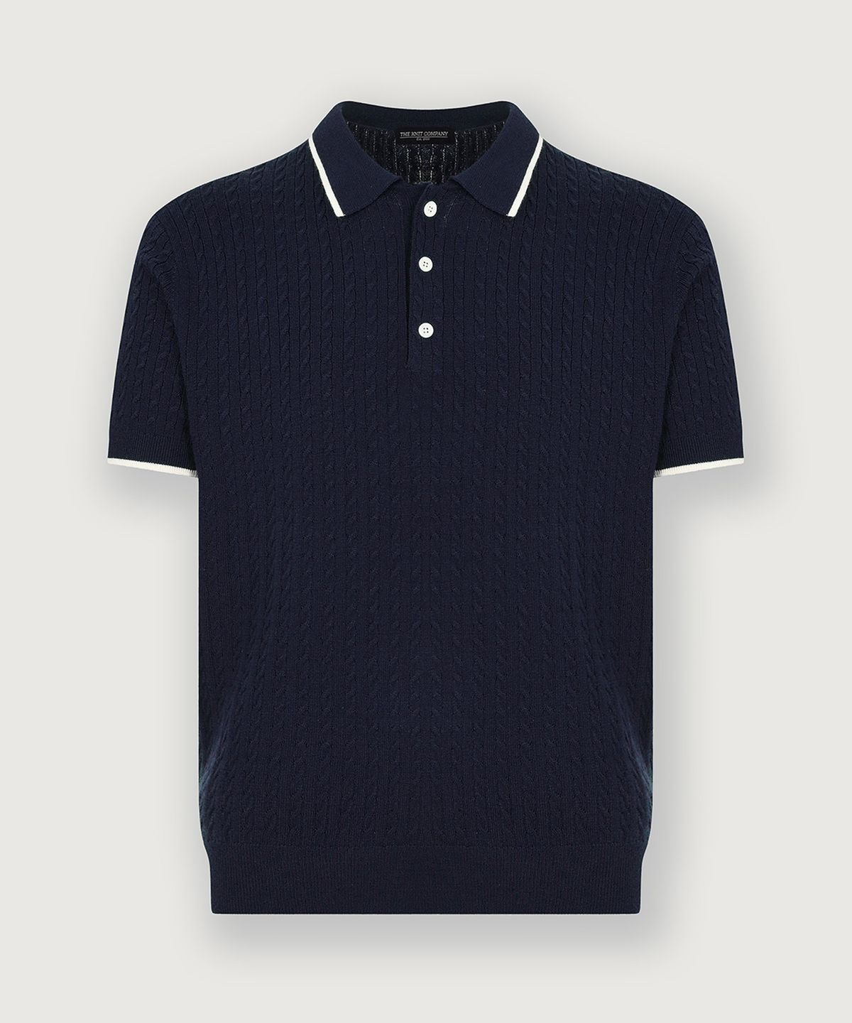 더니트컴퍼니(THEKNITCOMPANY) (M) 울 블렌드 케이블 폴로 니트 3color