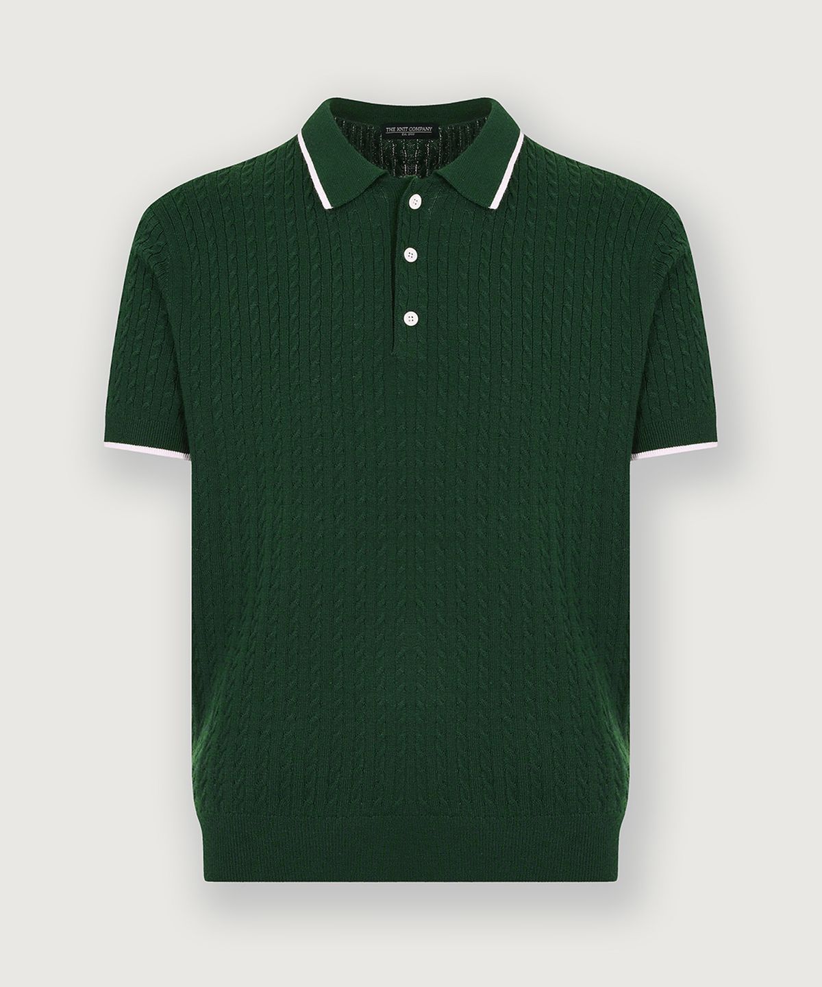 더니트컴퍼니(THEKNITCOMPANY) (M) 울 블렌드 케이블 폴로 니트 3color