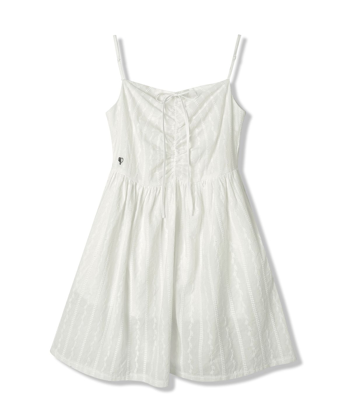 비바셔스(VIVACIOUS) Melissa Punching Mini Sleeveless Dress - 2COL