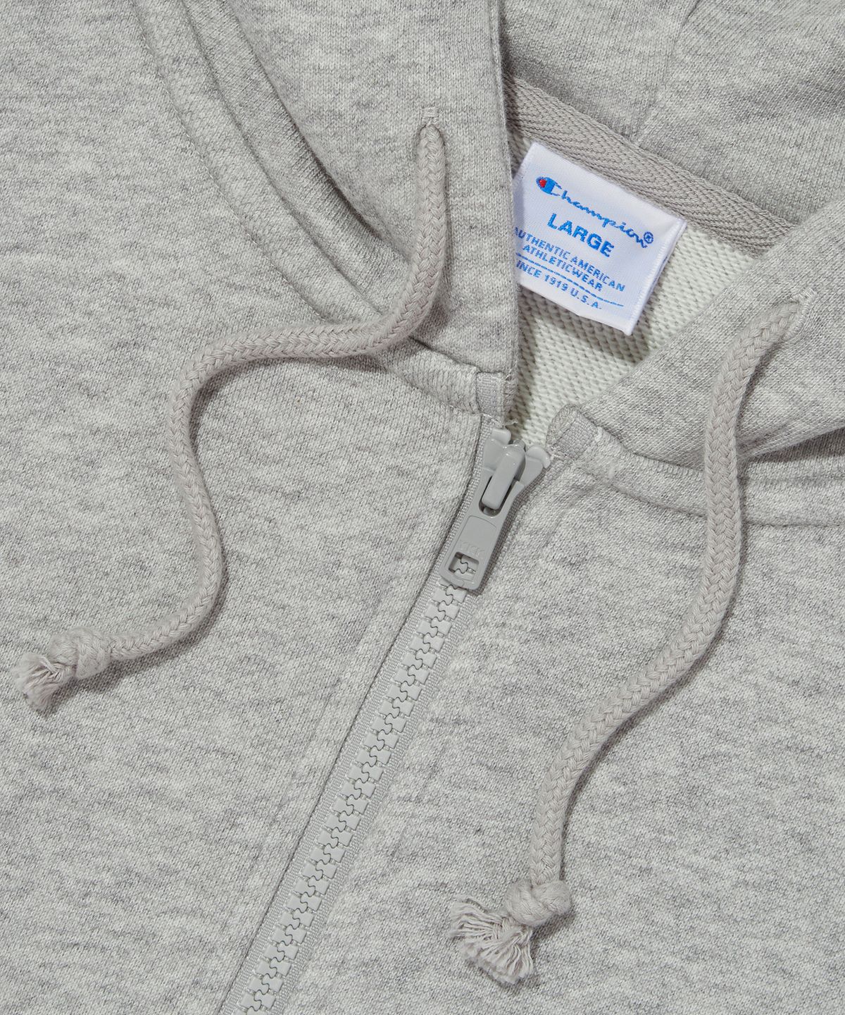 챔피온(CHAMPION) [Set] 베이직 C로고 후드 집업 조거 팬츠 셋업 Normal Grey