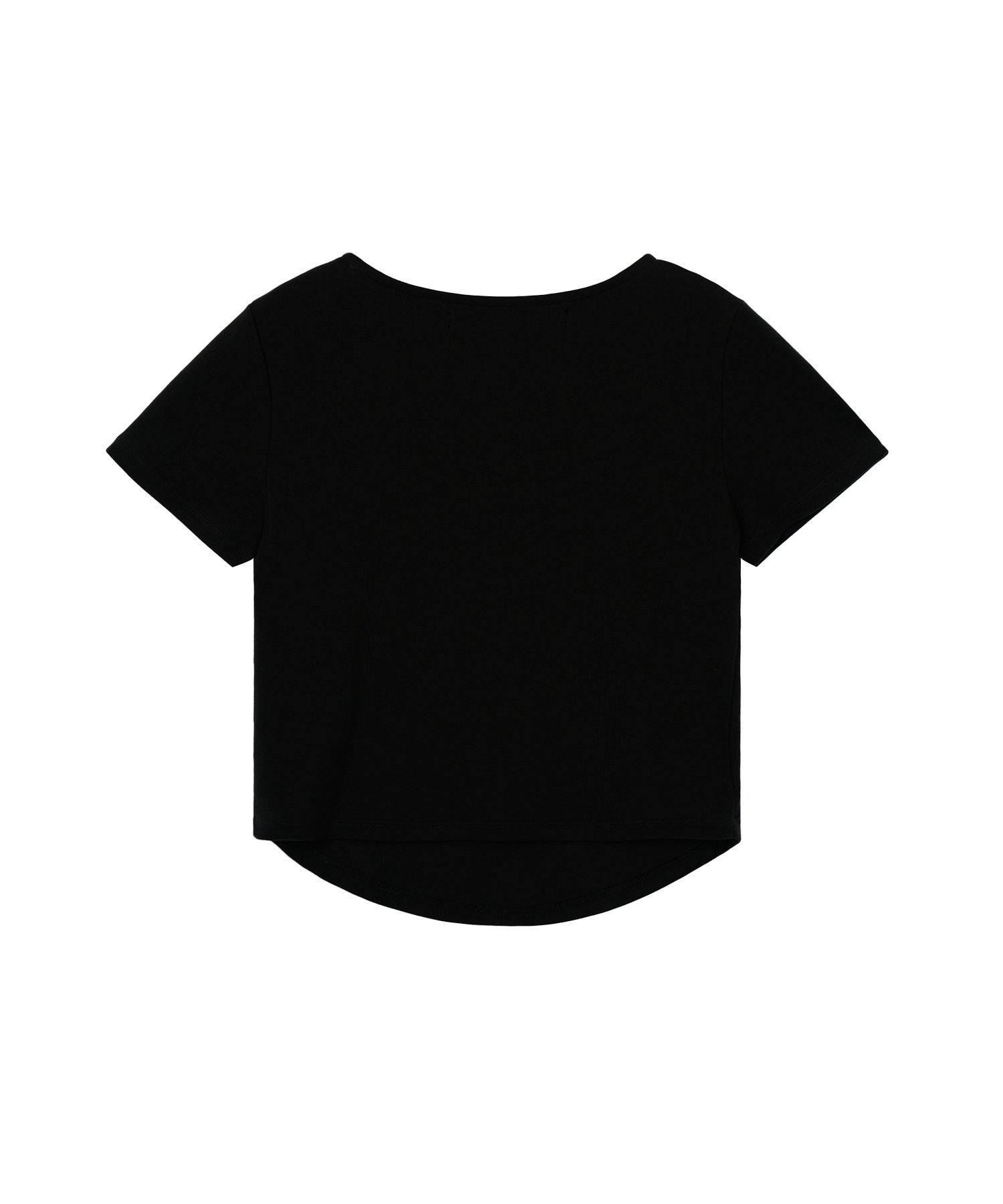 MUSINSA | REST&RECREATION RR SQUARE NECK TOP - BLACK