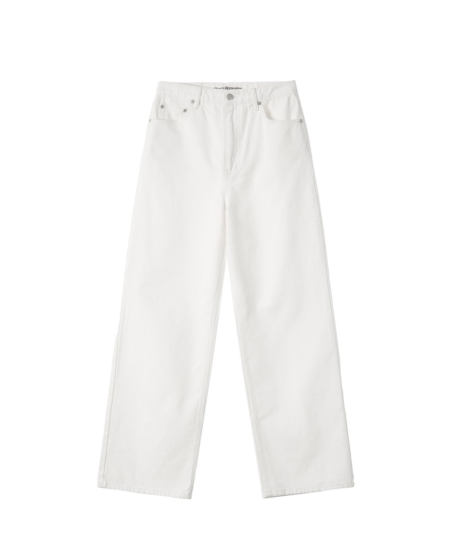 関税/送料込★Rest&Recreation★RR WIDE JEANS MUSINSA | REST&RECREATION RR WIDE JEANS - WHITE