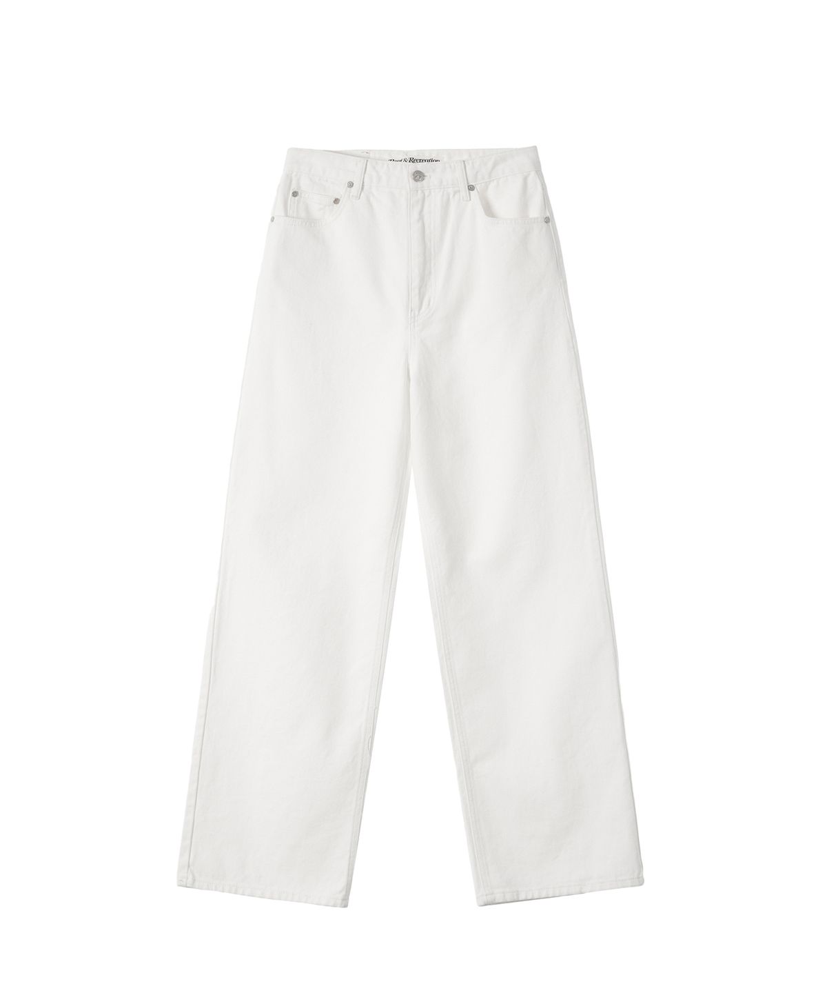 레스트앤레크레이션(REST&RECREATION) RR WIDE JEANS - WHITE