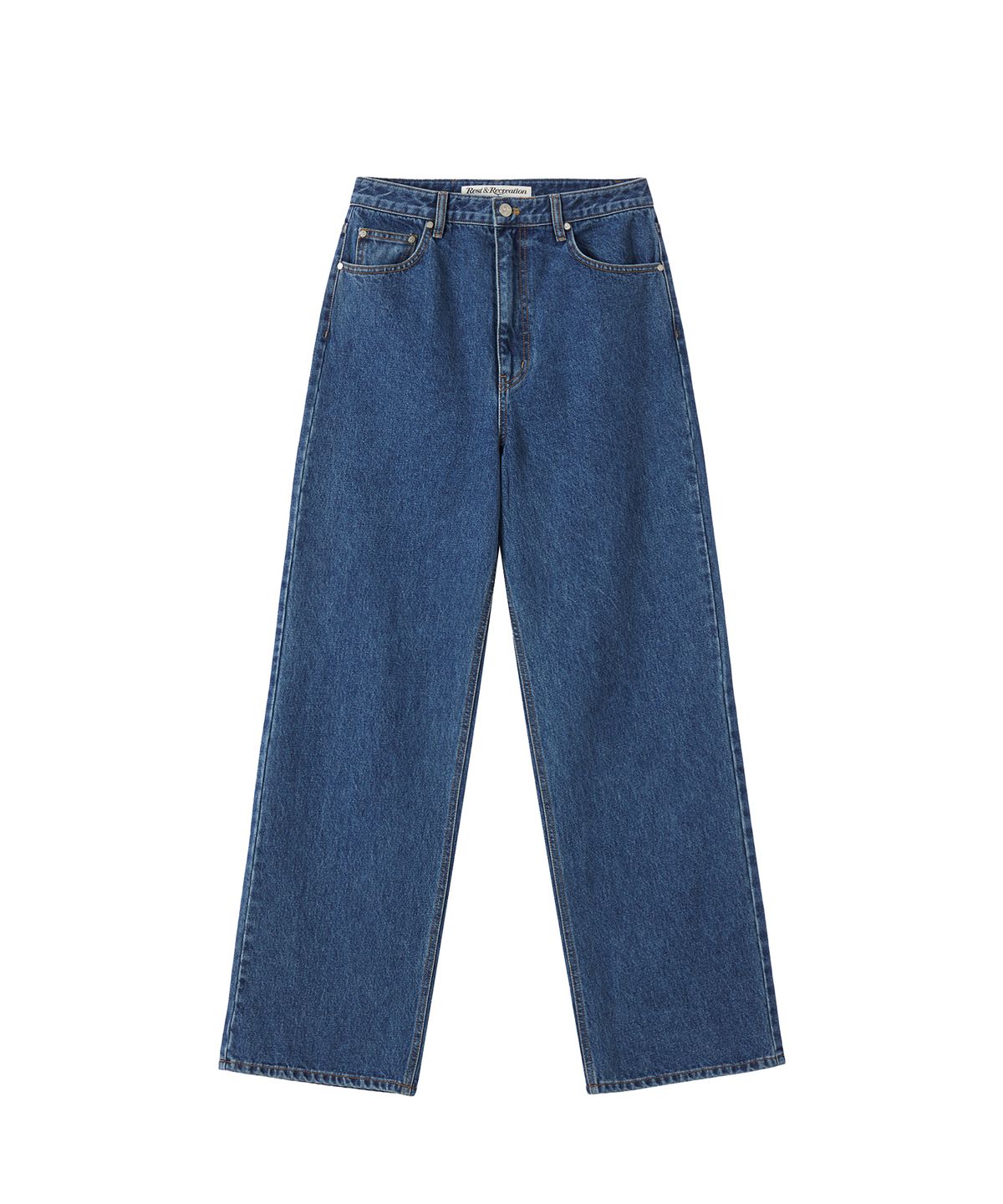 레스트앤레크레이션(REST&RECREATION) RR WIDE JEANS - BLUE