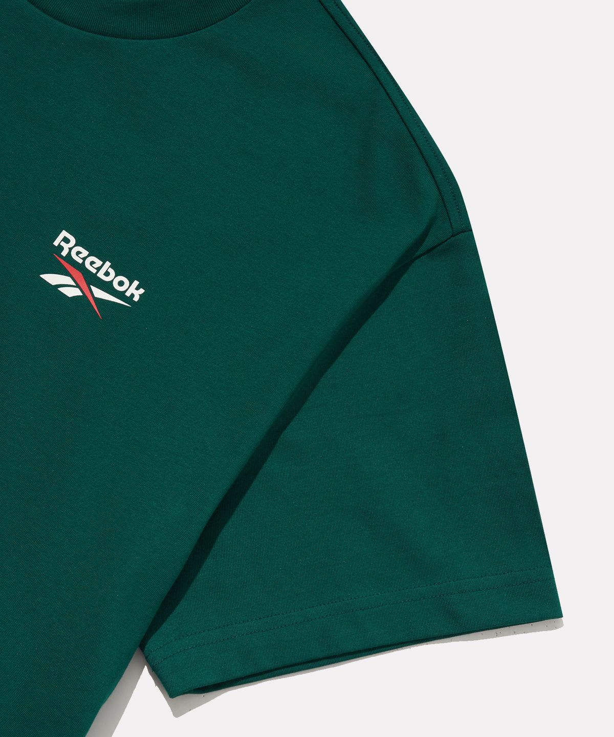 리복(REEBOK) 크랙 유니언잭 티셔츠 - 그린