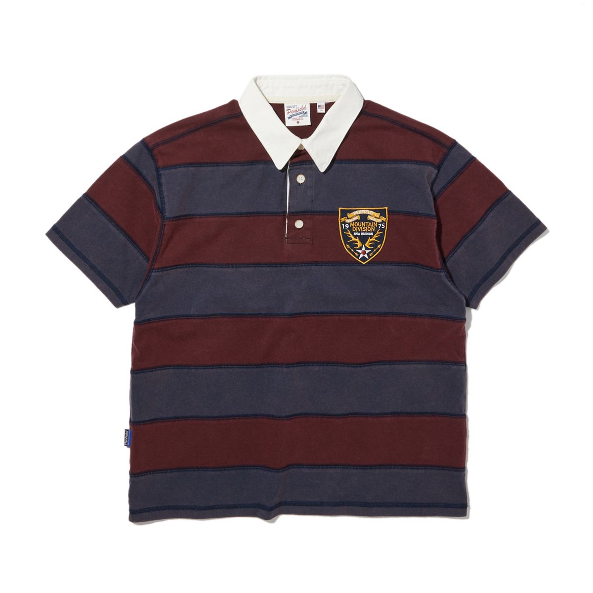 펜필드(PENFIELD) MTN DIV 럭비 티셔츠 와인_FR2KT27U
