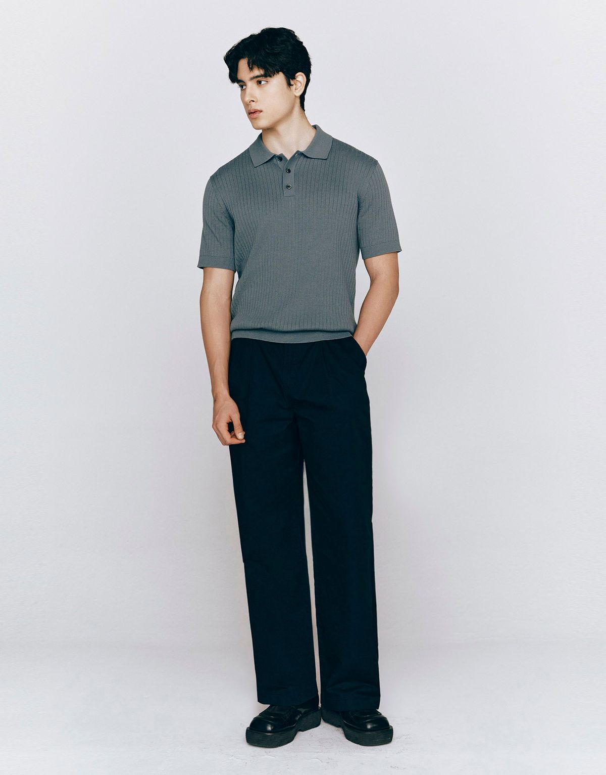 지오다노(GIORDANO) LW 와이드 치노 팬츠 115527 [2color]