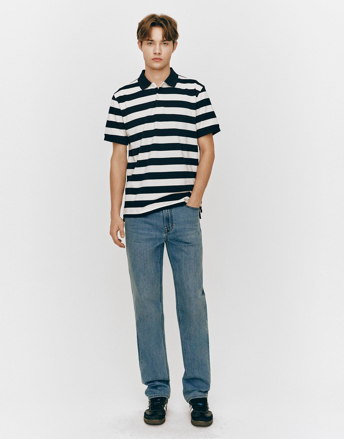 지오다노(GIORDANO) 스탠다드 슬림핏 쿨 데님 115547 [4color]