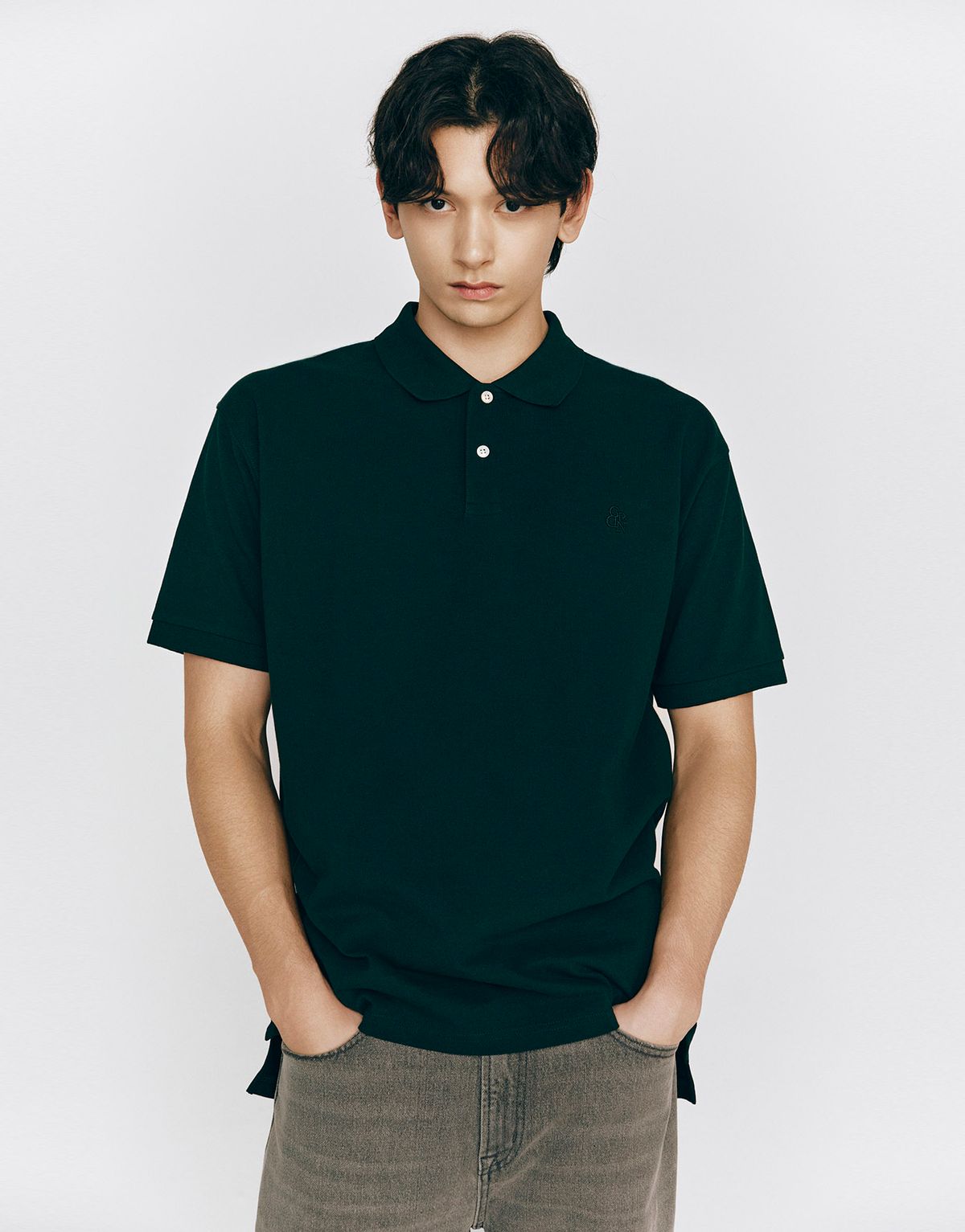 지오다노(GIORDANO) 피케 폴로 오버사이즈 반팔 카라티 015513 [4color]