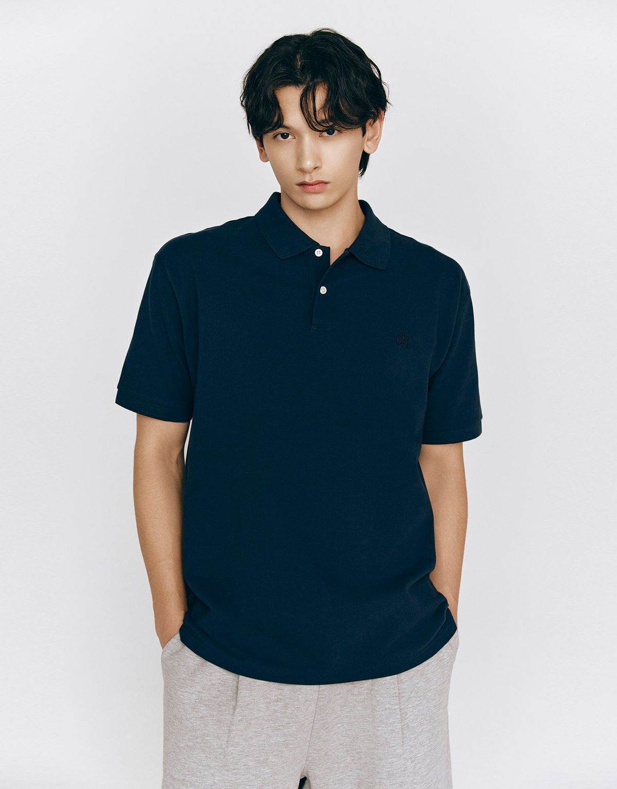 지오다노(GIORDANO) 피케 폴로 오버사이즈 반팔 카라티 015513 [4color]