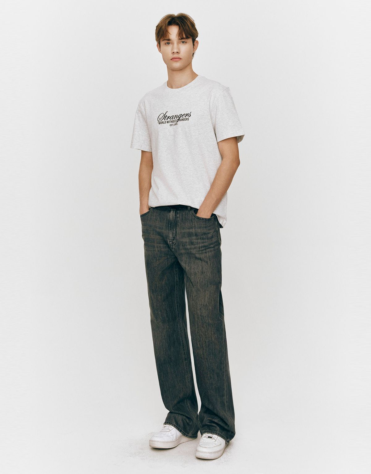 지오다노(GIORDANO) 와이드 쿨 데님 115549 [5color]