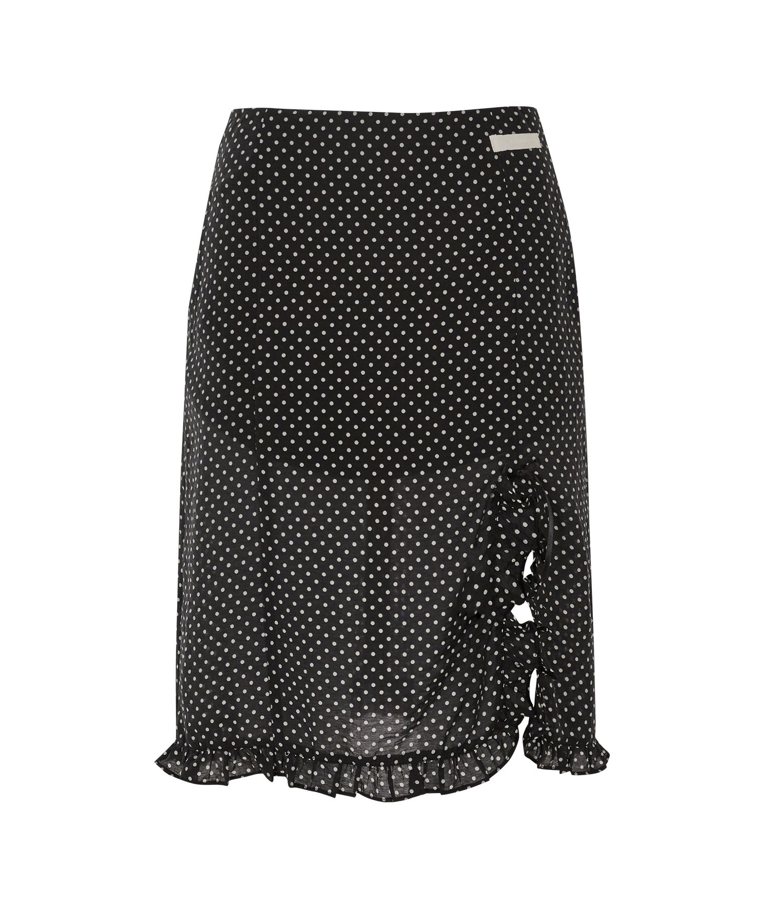 送料・関税込●ILLIGO● 25SS DOT SEE-THROUGH MIDI SKIRT MUSINSA | ILLIGO Dot see-through midi skirt black