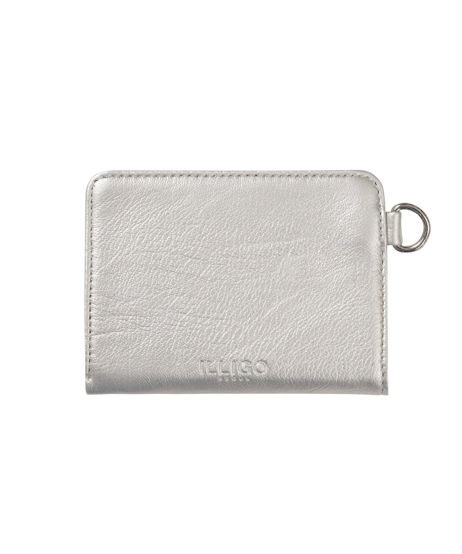 ●ILLIGO● stud cross wallet silver 25SMACC02SV MUSINSA | ILLIGO Studded Cross Wallet Silver