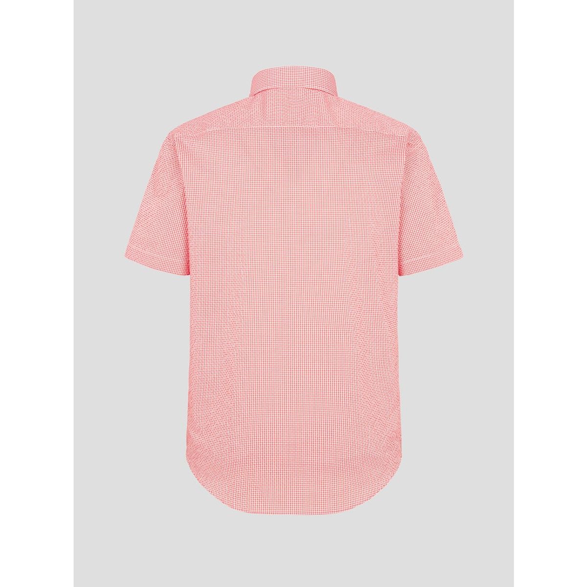 빈폴 멘(BEANPOLE MEN) 시어서커 깅엄 반소매 셔츠  레드 (BC5465C496)