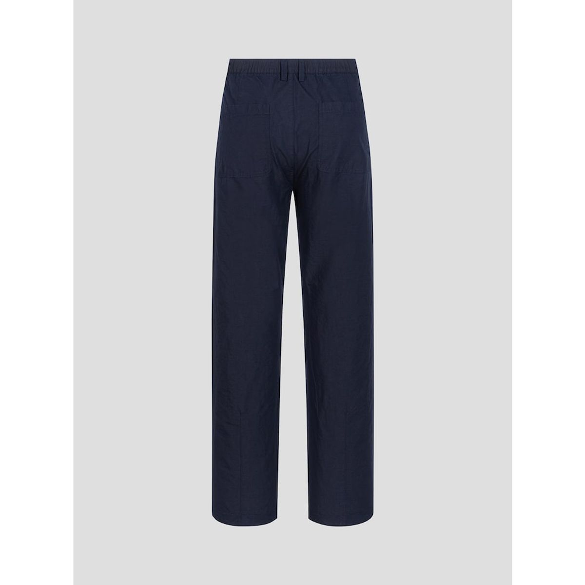 빈폴 멘(BEANPOLE MEN) 코튼 리넨 밴딩 스트레이트 팬츠  네이비 (BC5421C16R)