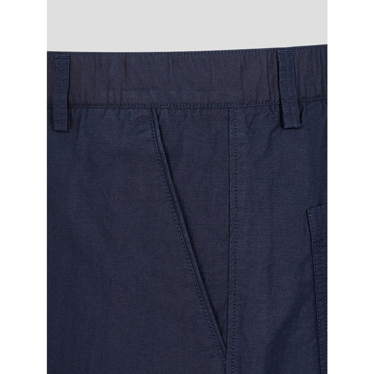빈폴 멘(BEANPOLE MEN) 코튼 리넨 밴딩 스트레이트 팬츠  네이비 (BC5421C16R)