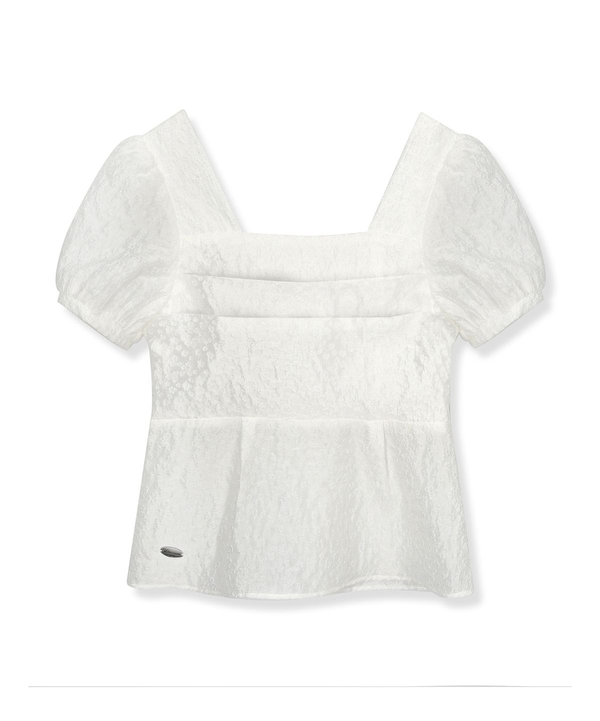 비바셔스(VIVACIOUS) Snow Oganza Smoking Blouse BLACK