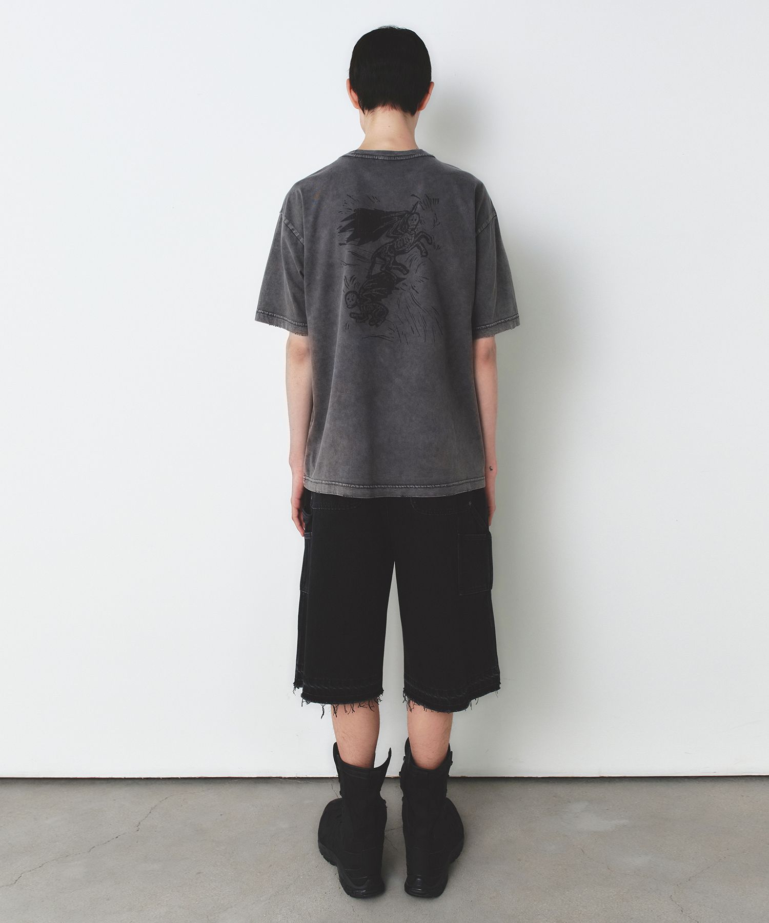 ◆IN SILENCE◆ Skeleton Ghost T-Shirt CHARCOAL MUSINSA | INSILENCE Skeleton Ghost T-Shirt CHARCOAL