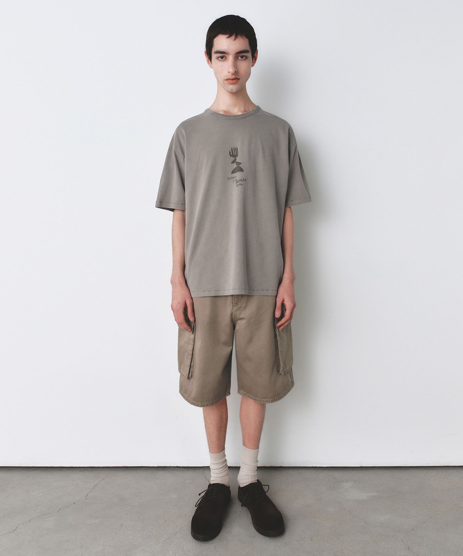 [INSILENCE] Faded Graphic T-Shirt /追跡付 MUSINSA公式 | INSILENCE FADED GRAPHIC T-SHIRT BEIGE