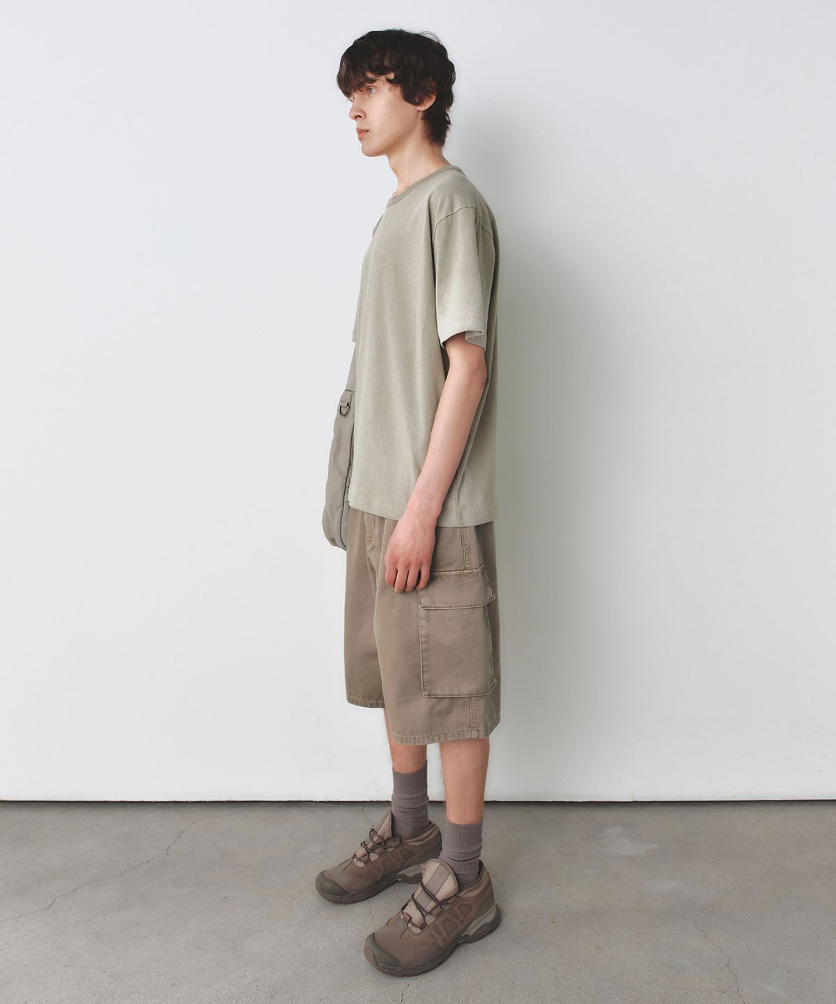 인사일런스(INSILENCE) 다잉 카고 치노 쇼츠 BEIGE