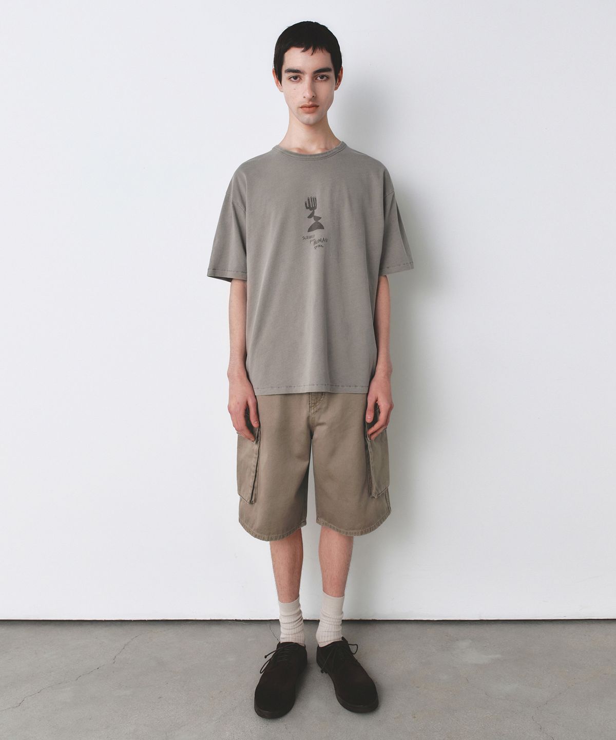 인사일런스(INSILENCE) 다잉 카고 치노 쇼츠 BEIGE
