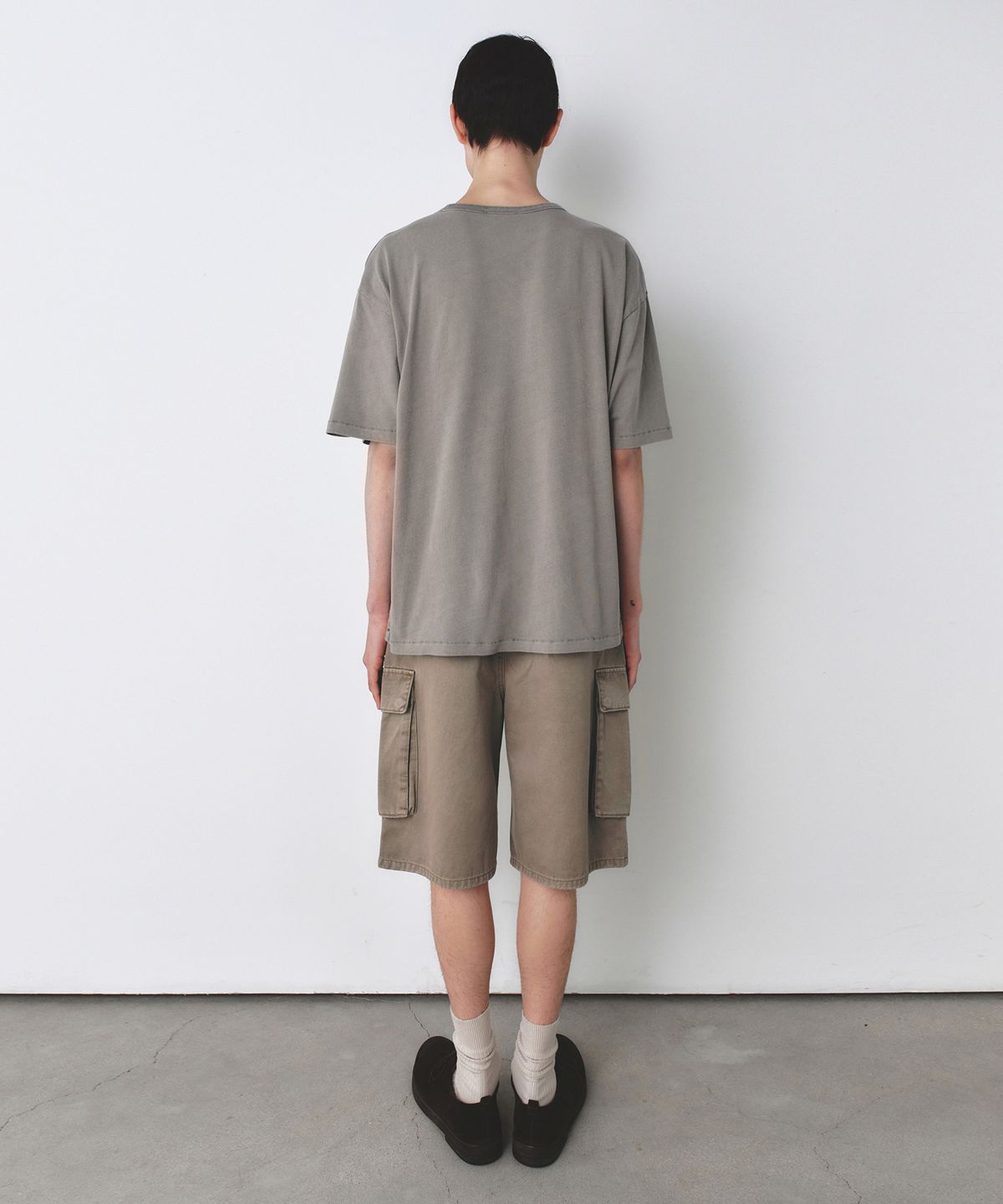 인사일런스(INSILENCE) 다잉 카고 치노 쇼츠 BEIGE