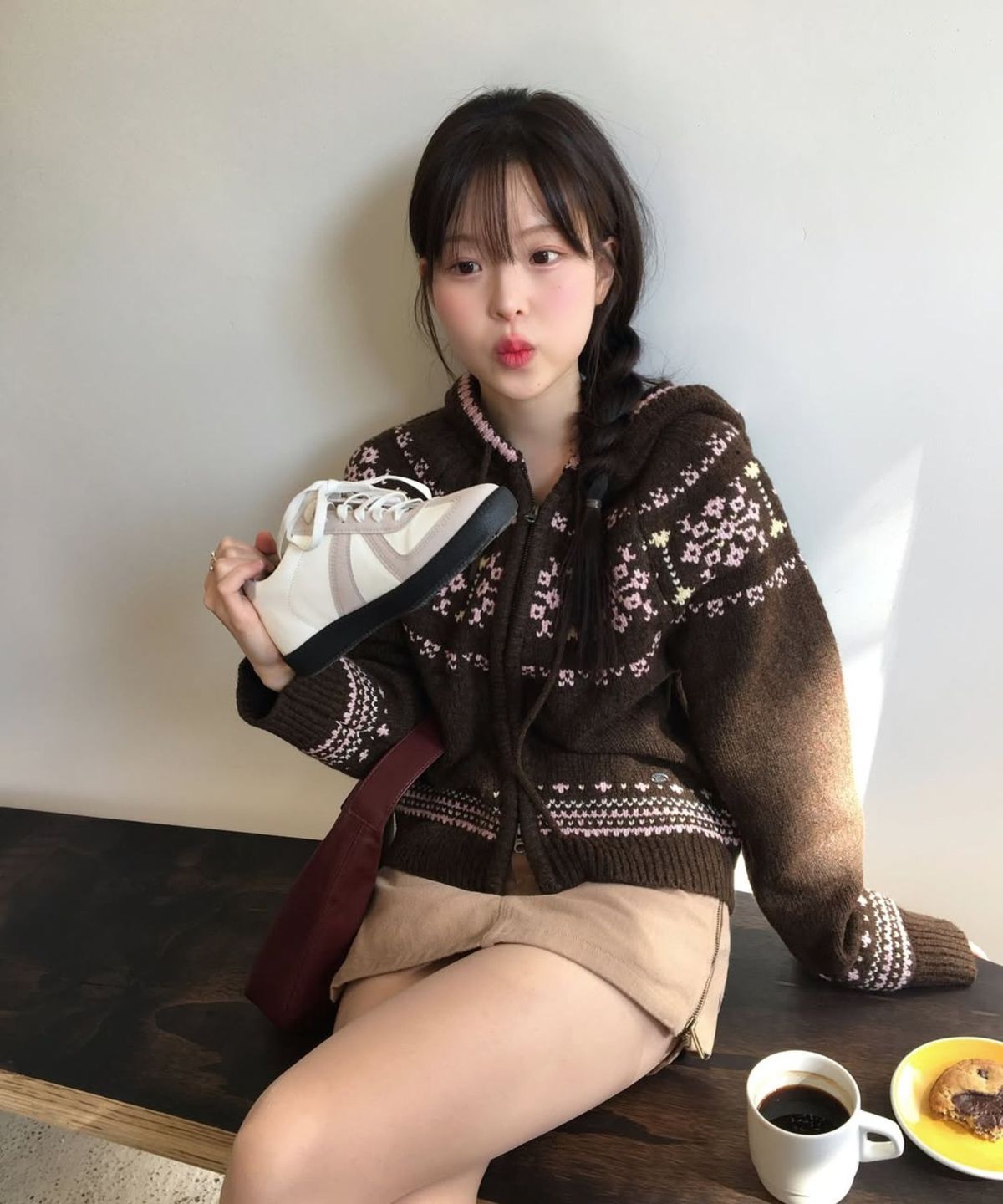 디퍼슈(DIFFERSHOE) 쿠바 스니커즈 7CM [쿠키]