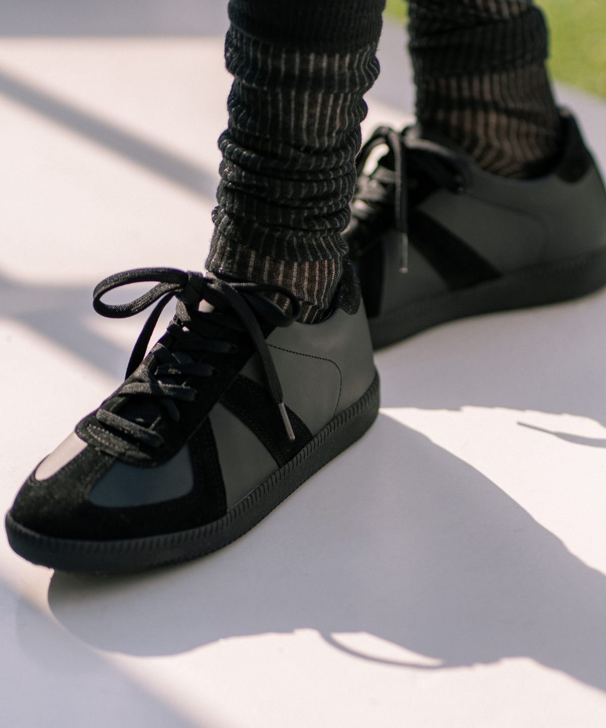 디퍼슈(DIFFERSHOE) 쿠바 스니커즈 7CM [블랙]