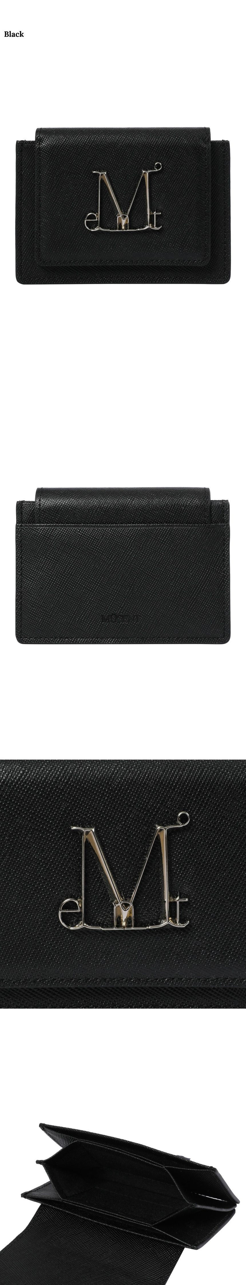 MUSINSA公式 | MUCENT Main Symbol Metal Logo Saffiano