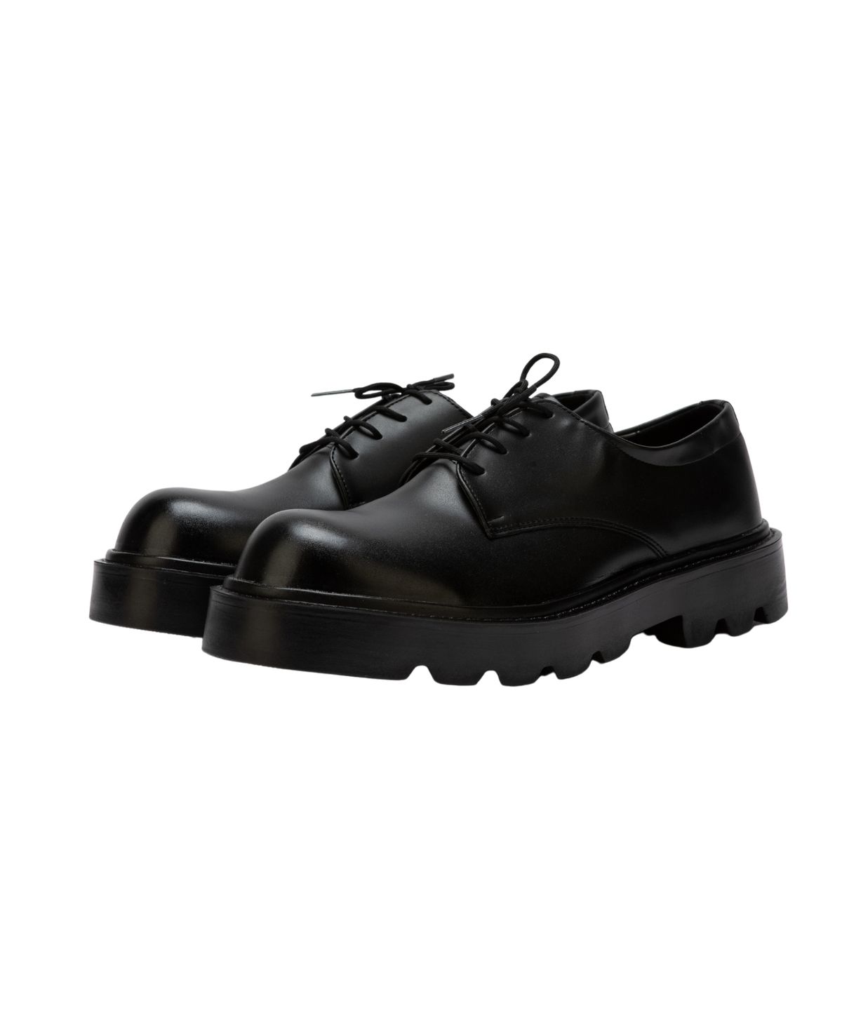 디퍼슈(DIFFERSHOE) 디퍼 청키 더비슈즈 6CM 블랙
