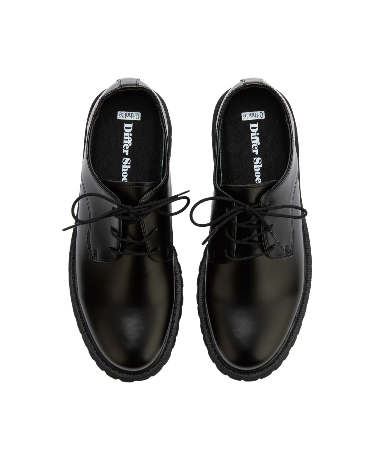 디퍼슈(DIFFERSHOE) 디퍼 베이직 더비슈즈 5.5CM 블랙