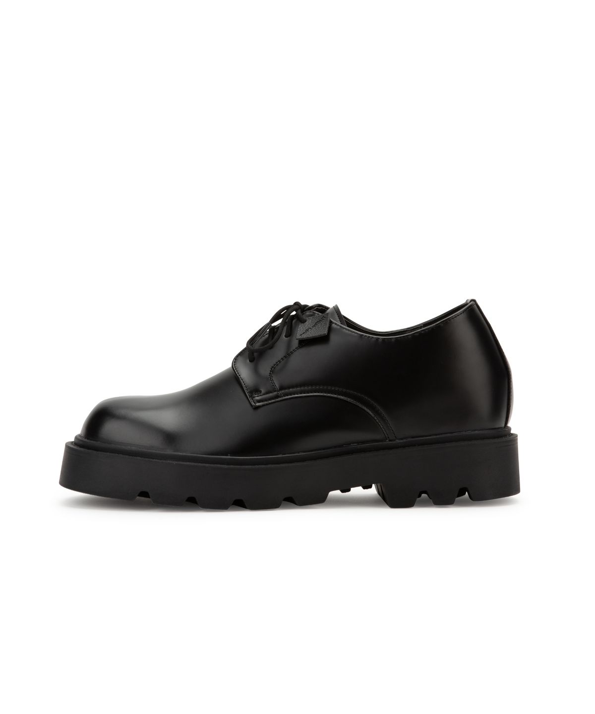 디퍼슈(DIFFERSHOE) 703 청키 더비슈즈 7CM 글로시 블랙 [유광]