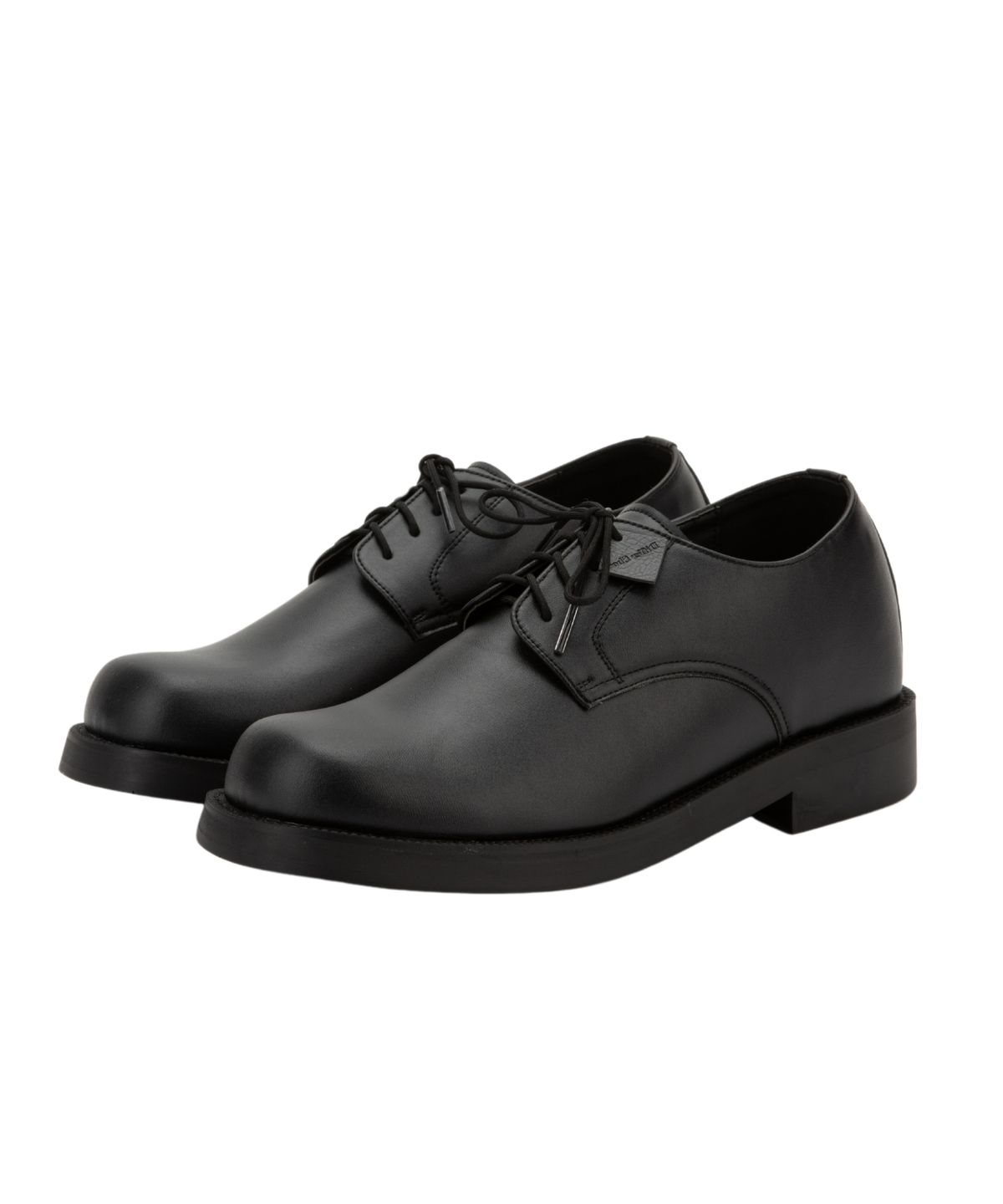 디퍼슈(DIFFERSHOE) 702 샤프 더비슈즈 7CM 매트 블랙 [무광]