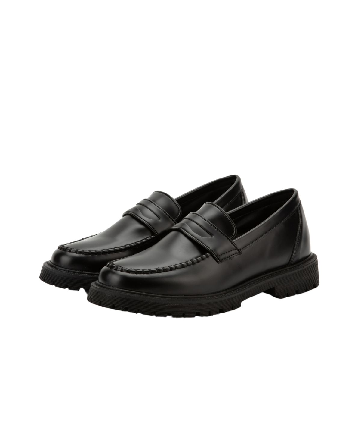 디퍼슈(DIFFERSHOE) 베이직 로퍼 6CM 블랙