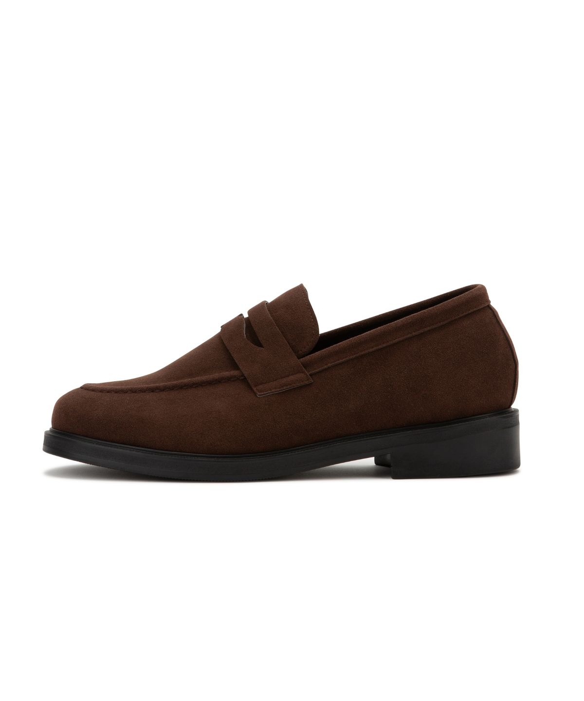 디퍼슈(DIFFERSHOE) 체어맨 스웨이드 로퍼 6CM  딥브라운