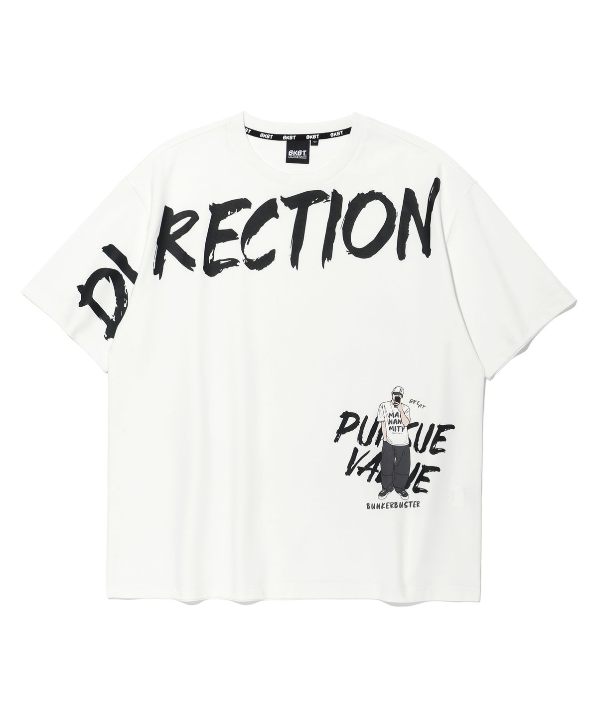 벙커버스터(BUNKERBUSTER) 빅 레터링 반팔티 OFF WHITE (MP2TU263-001)