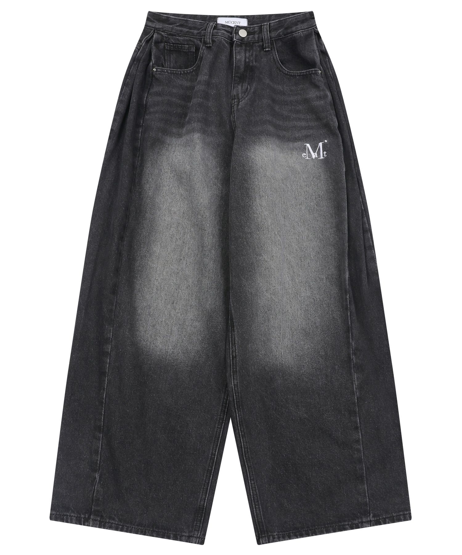 【MUCENT】 PENTA SIDE PINTUCK DENIM PANTS / 追跡付 MUSINSA公式 | MUCENT Penta Side Pintuck Denim Pants Unisex
