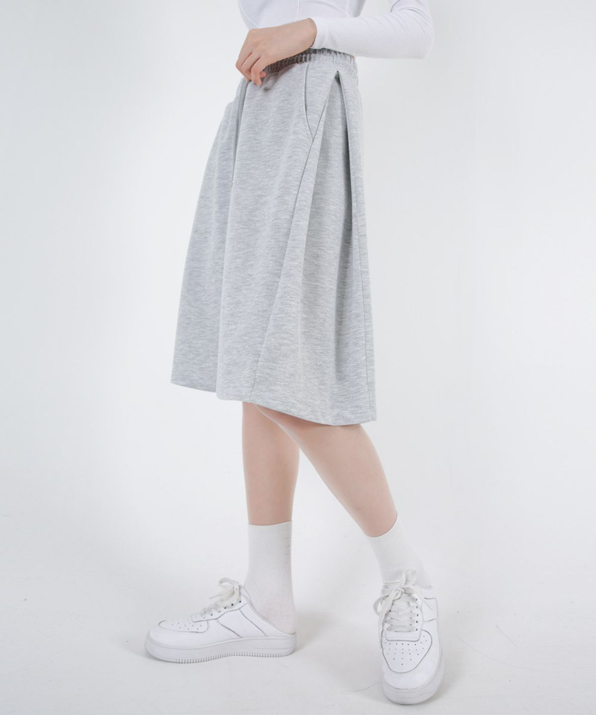 음(UMM) 여자 옆트임 와이드 버뮤다팬츠 5COLOR