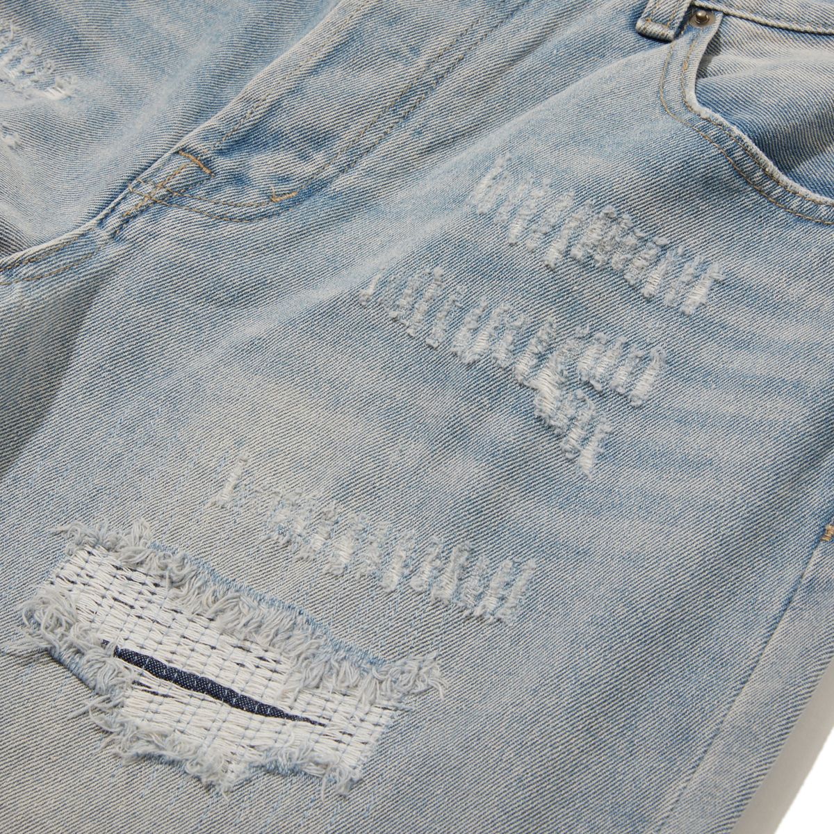 펜필드(PENFIELD) 데미지드 헬터 진 인디고_FR2WP100