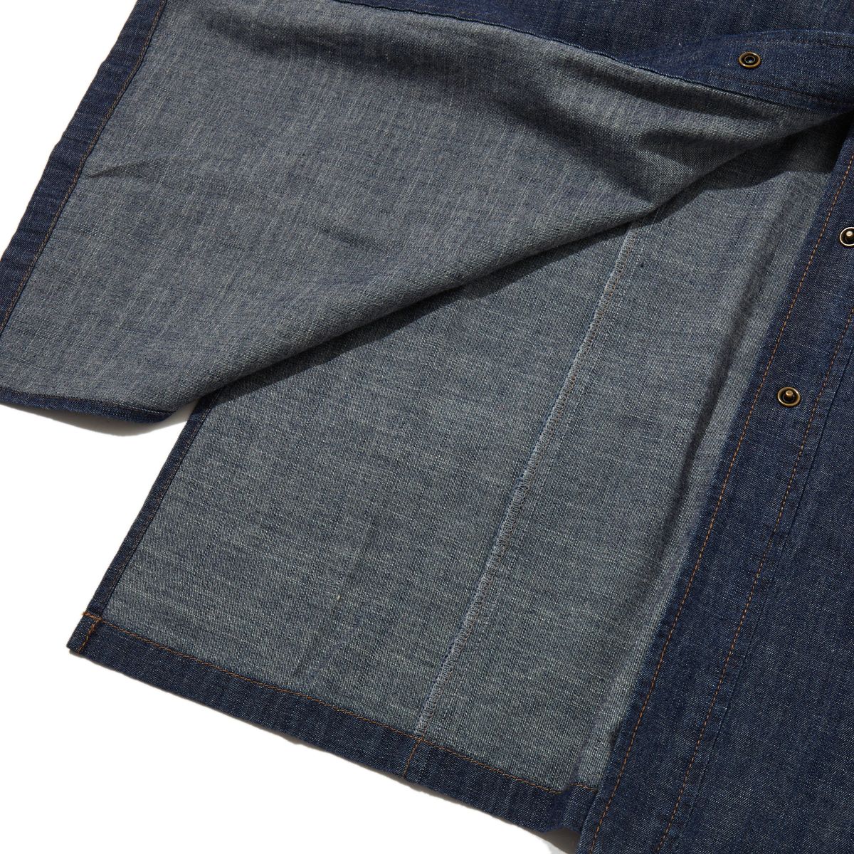 펜필드(PENFIELD) 웨스턴 데님 롱 드레스 인디고_FR2WS31F