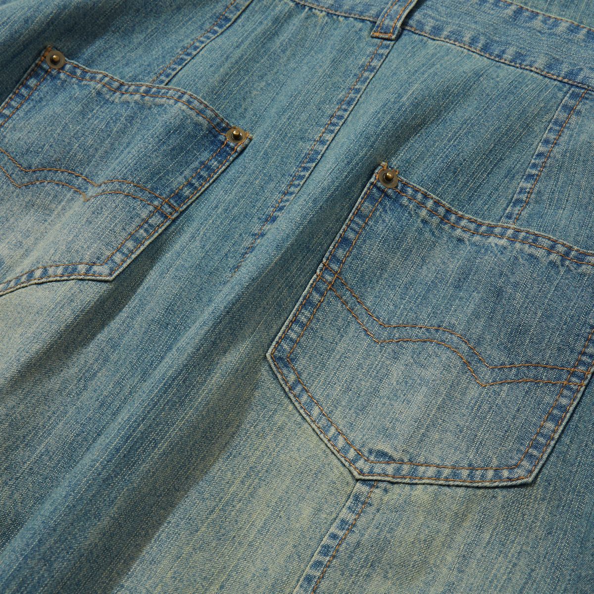펜필드(PENFIELD) 웨스턴 데님 롱 드레스 스카이블루_FR2WS32F