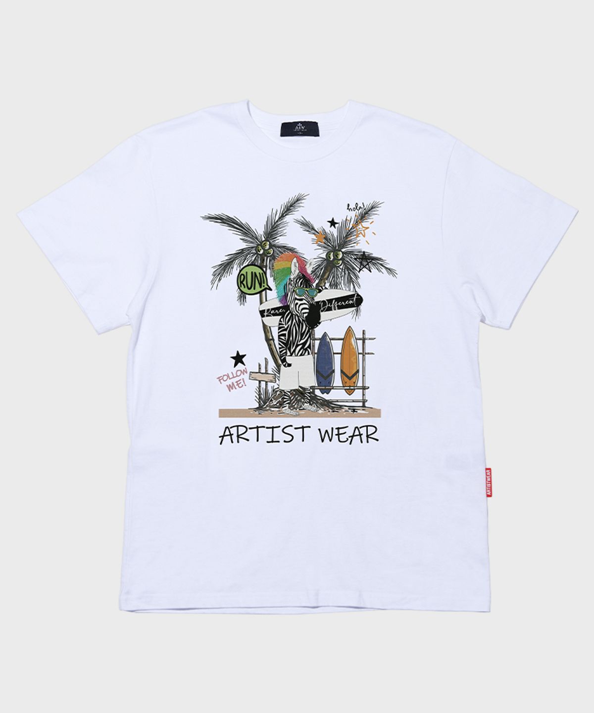아티스트웨어(ARTISTWEAR) [ATW] 지브라서퍼 반팔티